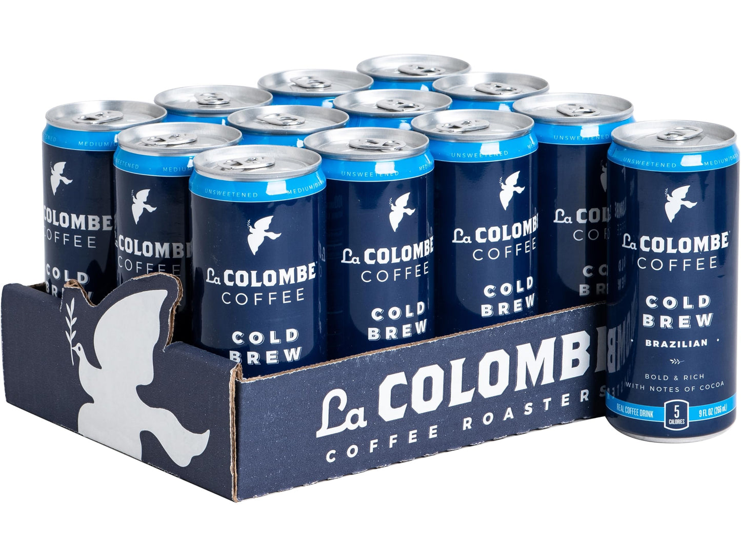 Product image of La Colombe Brazilian Cold Brew Coffee Single-Origin 100% Arabica Cold Pressed Espresso Double-Filtered Bold