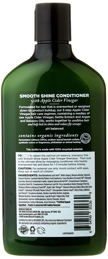 Product image of Avalon Organics Apple Cider Vinegar Conditioner Green 11 oz 11 oz
