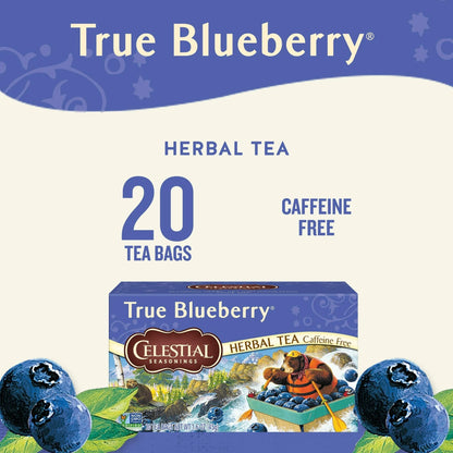 Product image of Celestial Seasonings Herbal Tea True Blueberry 20 ct Pack of 3