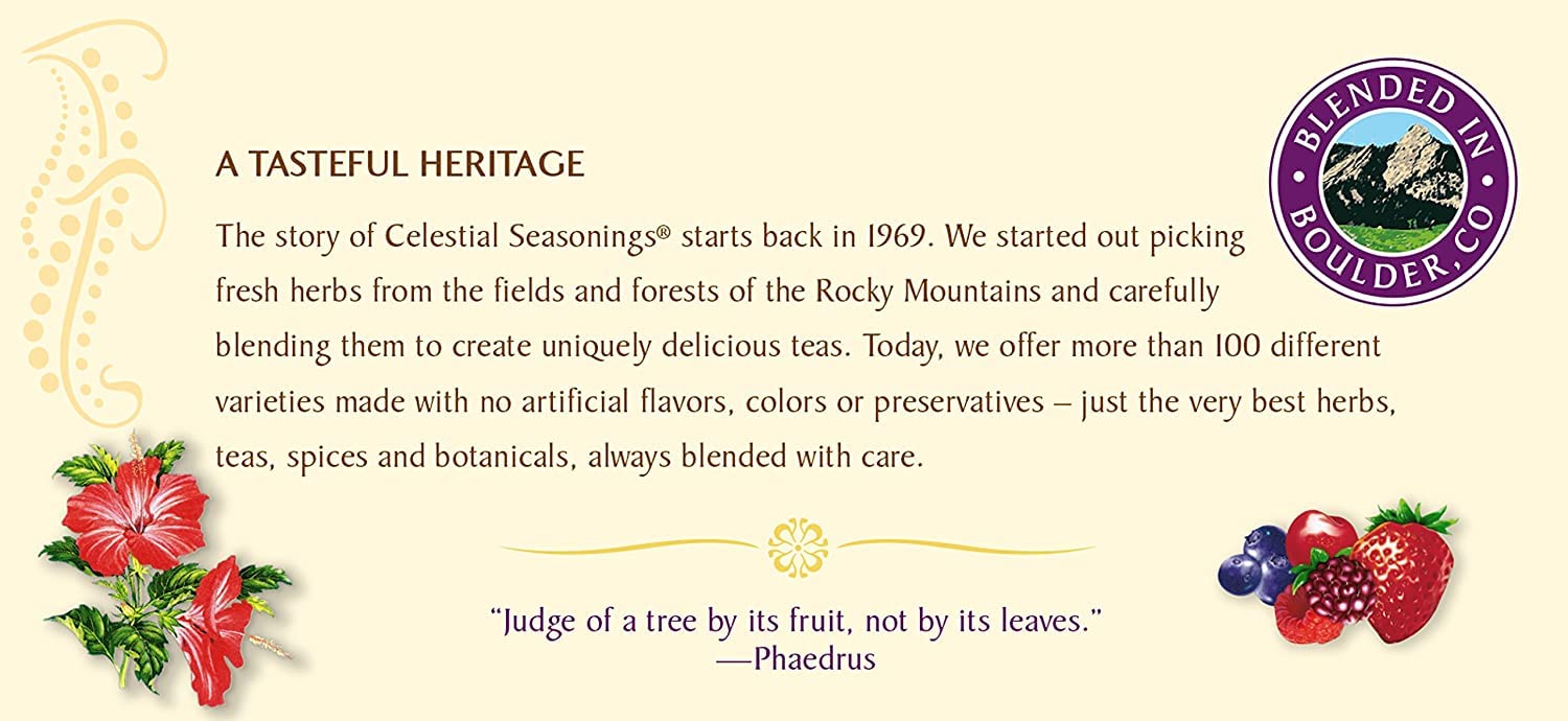 Product image of Celestial Seasonings Herbal Tea Wild Berry Zinger 1.7 oz 20 ct 1.7 oz Pack of 3