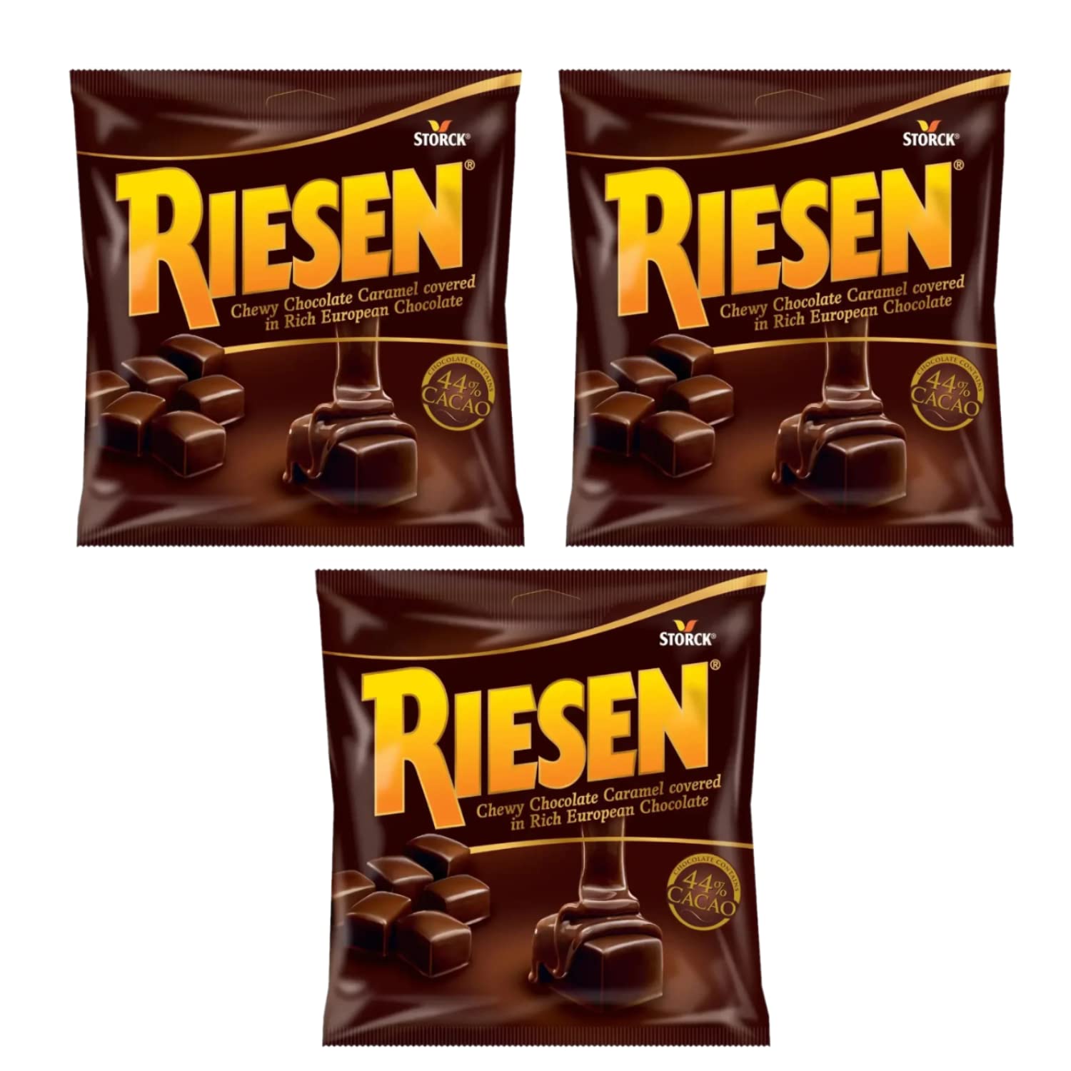Product image of Riesen Chewy Chocolate Caramel Candy 2.65 oz 2.65 oz Pack of 3