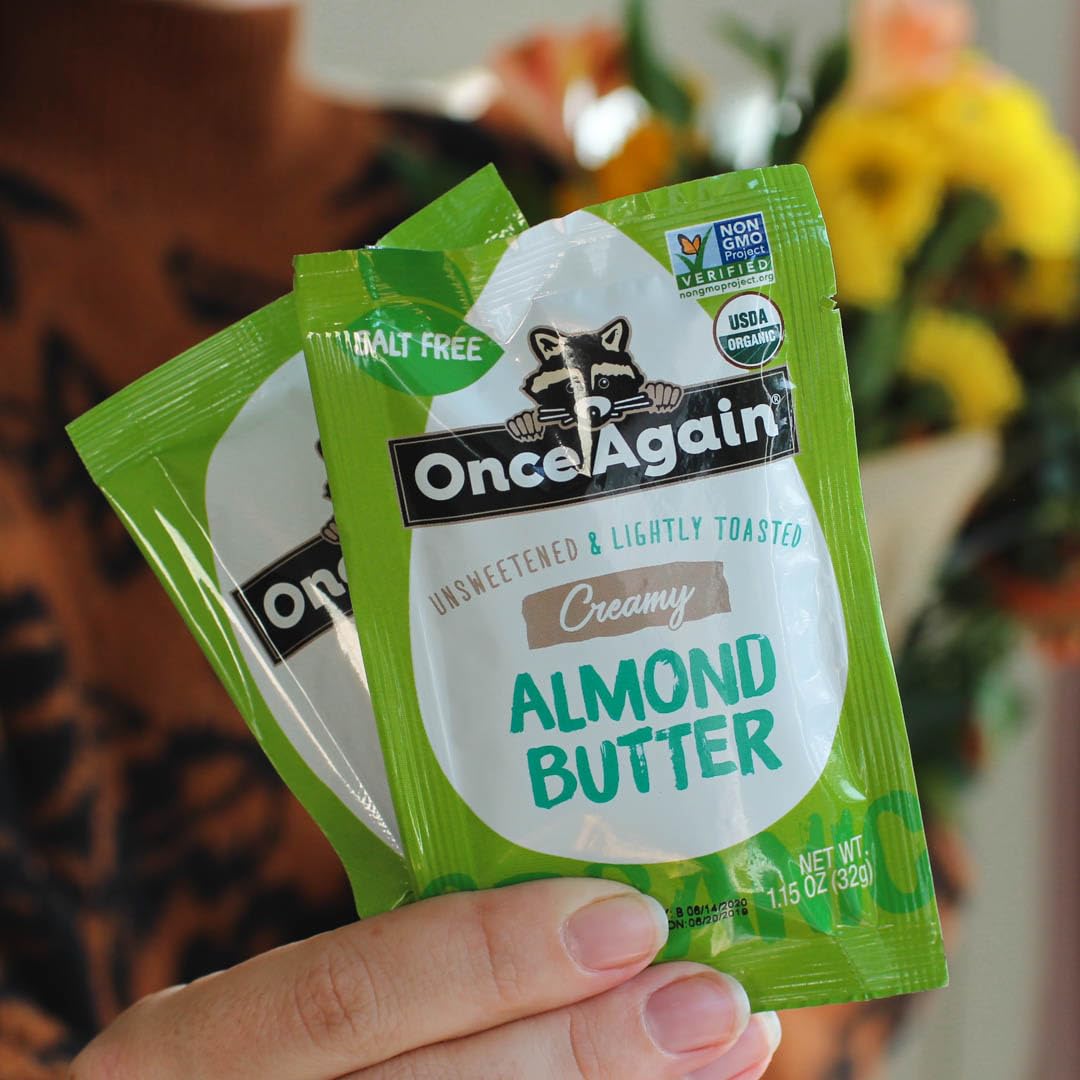 Product image of Once Again Organic Creamy Almond Butter Squeeze Packs Lightly Toasted Salt Free Unsweetened USDA Organic