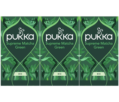 Product image of Pukka Organic Green Tea Supreme Matcha Green Oothu Sencha and Suio Gang 20 ct Pack of 3