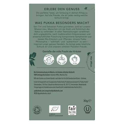 Product image of Pukka Organic Green Tea Supreme Matcha Green Oothu Sencha and Suio Gang 20 ct Pack of 3
