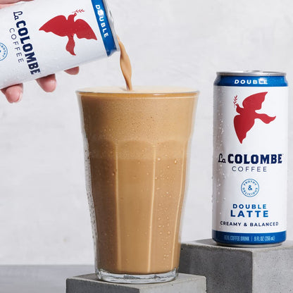 Product image of La Colombe Double Shot Draft Latte Cold-Pressed Espresso and Frothed Milk 9 Fluid oz Ready to Drink Grab and
