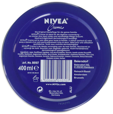 Product image of NIVEA Unscented Creme Hydrating Whole Body Moisturizer 13.5 oz 13.5 oz Pack of 3