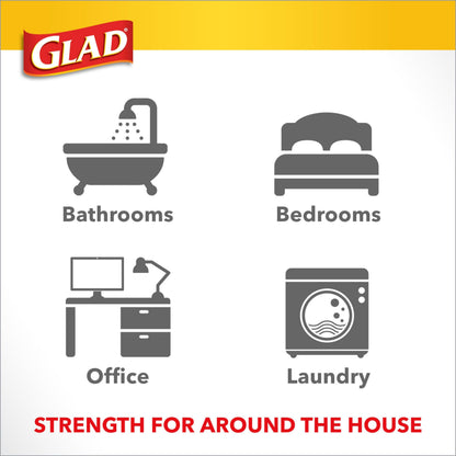 Product image of Glad OdorShield Small Garbage Bags Gain Original Febreze Freshness 4 Gallon 26 Bags