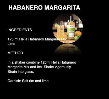 Product image of Hella Cocktail Co. Habanero Margarita Mixer All-Natural 25.4 fl oz 25.4 fl oz