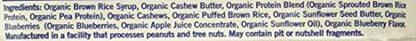 Product image of GoMacro Organic Blueberry Cashew Butter Bar Vegan Gluten-Free Non-GMO Plant-Based Protein 2.3 oz 2.3 oz Pack