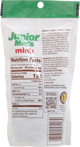 Product image of Junior Mints Chocolate Covered Mint Candies Mini's 4.5 oz 4.5 oz