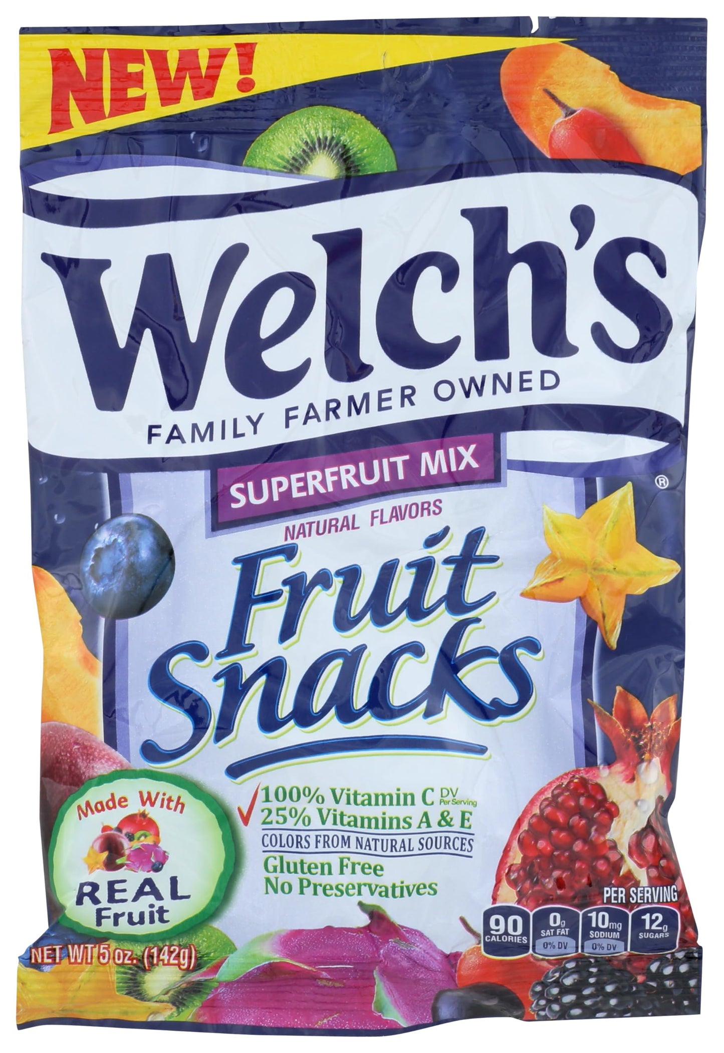 Product image of Welch's Fruit Snacks Superfruit 5 oz 5 oz