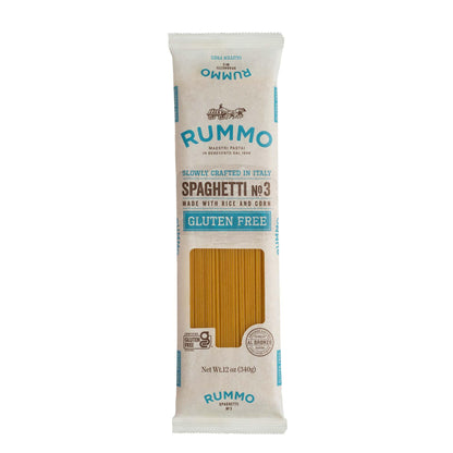 Product image of Rummo Gluten Free Spaghetti Pasta N.3 Corn and Rice Pasta Noodles Italian Pasta 12 oz 12 oz