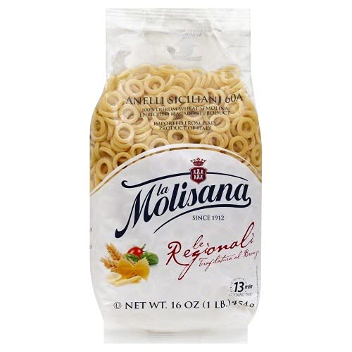 Product image of La Molisana Pasta Anelli Siciliani Noodle 1 lb Pack of 4