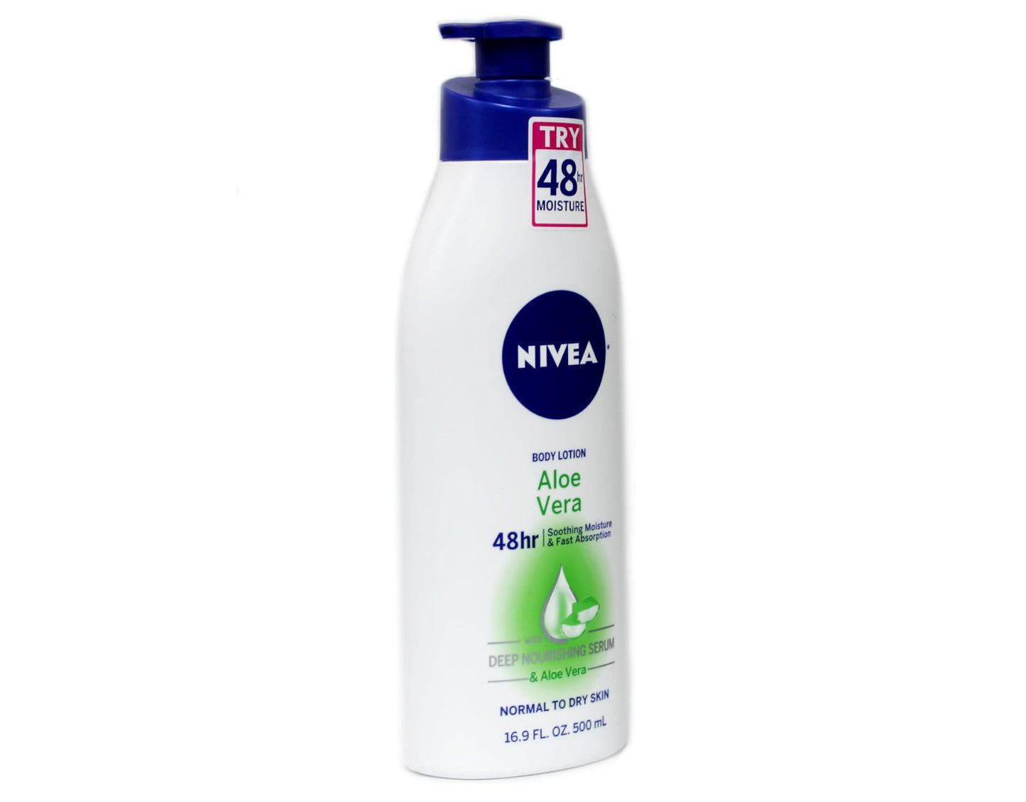 Product image of NIVEA Aloe Vera Body Lotion 48 Hour Moisture 16.9 oz Pump 16.9 oz Pack of 6