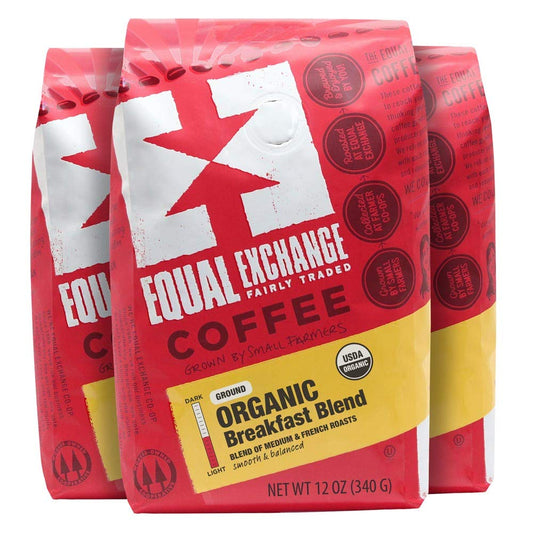 Product image of Equal Exchange Organic Ground Coffee Breakfast Blend Drip Coffee 12 oz 12 oz Pack of 3