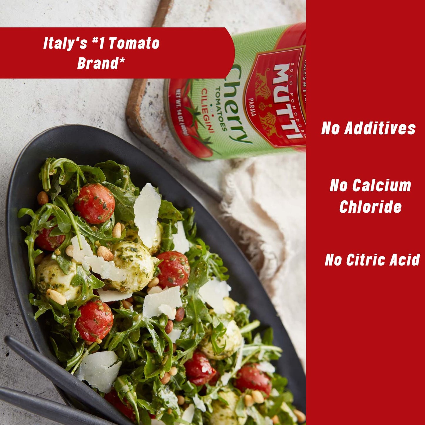 Product image of Mutti Cherry Tomatoes Ciliegini Canned Tomatoes Vegan Friendly Gluten Free No Additives or Preservatives 14
