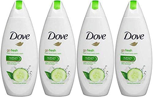 Product image of Dove Body Wash Cucumber and Green Tea Scent / 500 Ml International Version 16.9 oz 500 ml Pack of 4