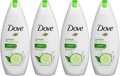 Product image of Dove Body Wash Cucumber and Green Tea Scent / 500 Ml International Version 16.9 oz 500 ml Pack of 4