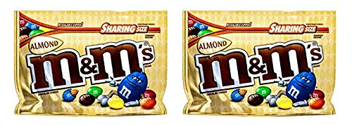 Product image of M and M's Almond Chocolate Candy Sharing Size 9.3 oz 9.3 oz Pack of 2
