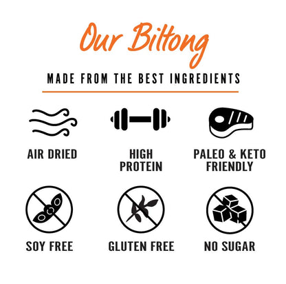 Product image of Kalahari Biltong Original Air-Dried Thinly Sliced Beef Sugar Free Gluten Free Keto and Paleo High Protein