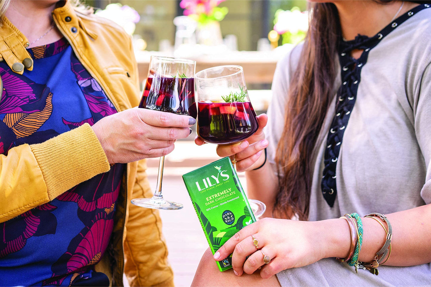 Product image of Lily's Extremely Dark Chocolate Bar Stevia Sweetened No Added Sugar Low-Carb Keto Friendly 85% Cocoa Fair