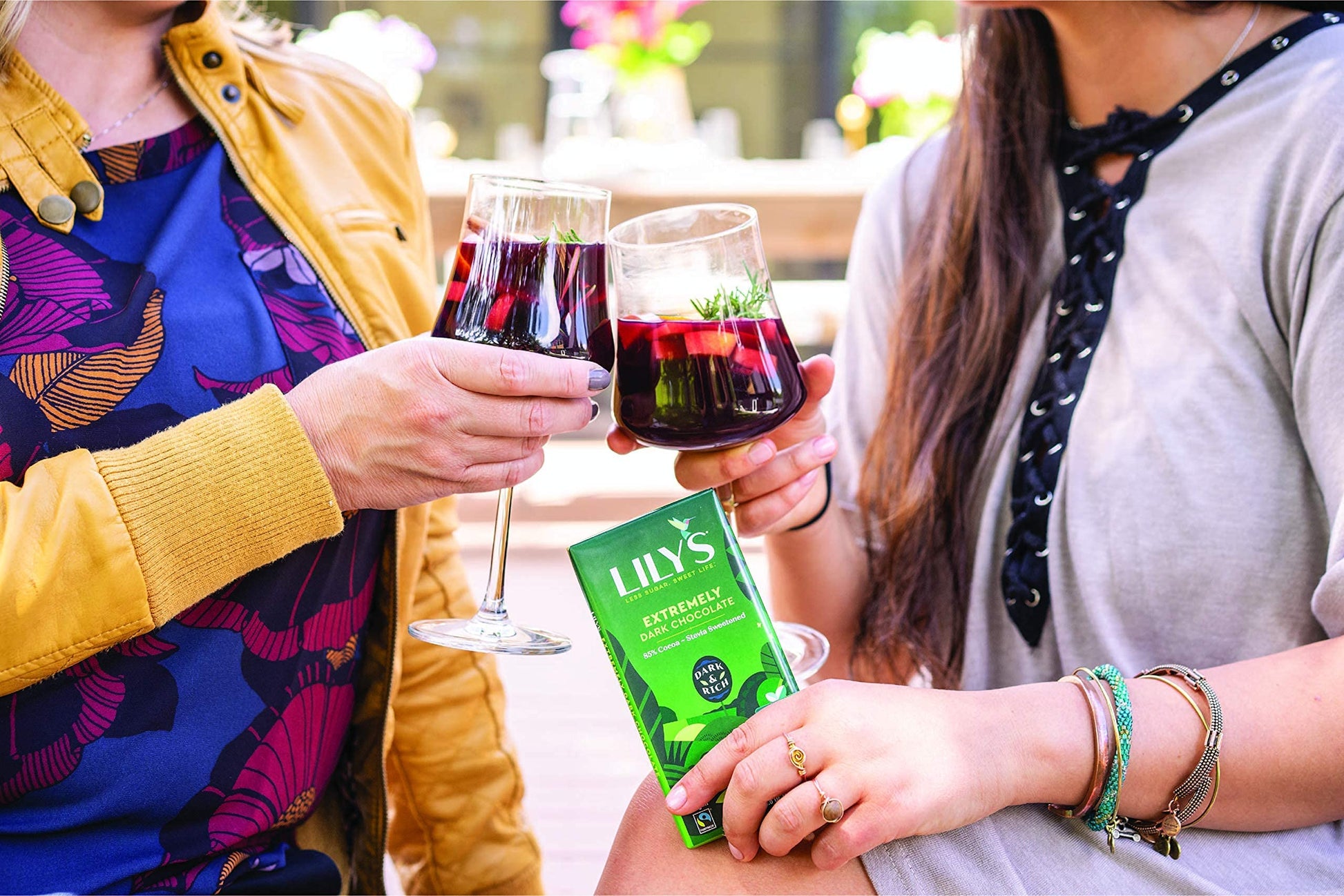 Product image of Lily's Extremely Dark Chocolate Bar Stevia Sweetened No Added Sugar Low-Carb Keto Friendly 85% Cocoa Fair