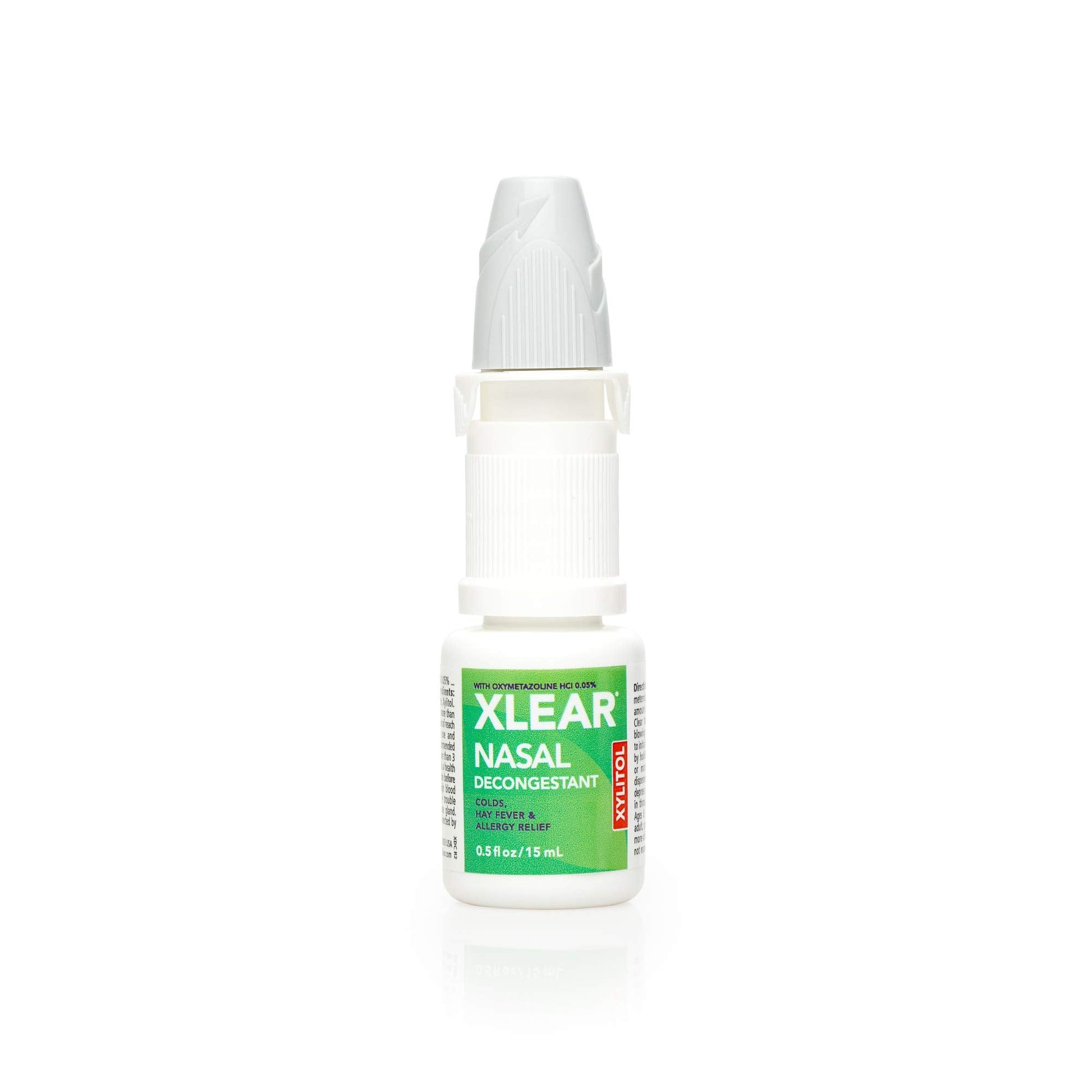 Product image of Xlear Natural Saline Nasal Decongestant Spray Xylitol and Oxymetazoline Instant Sinus Pressure and