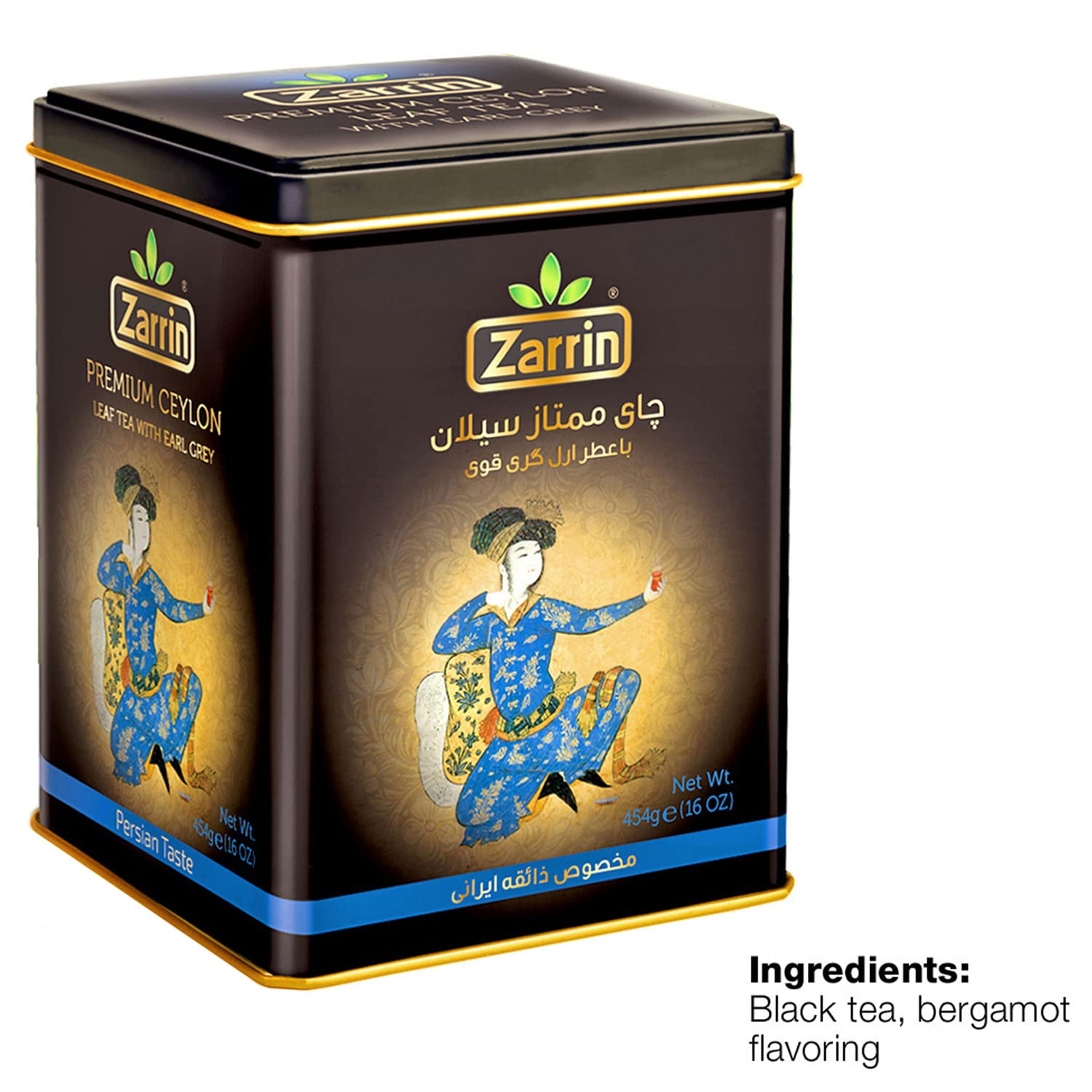 Product image of Zarrin Premium Ceylon Black Tea Earl Grey Loose Leaf Tea 14.11 oz 14.11 oz