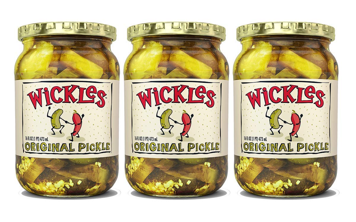 Product image of Wickles Pickle Original Slices 16 oz 16 oz Pack of 3
