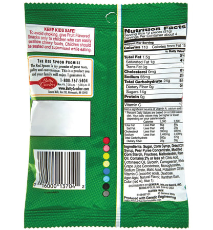 Product image of Gushers Super Sour Berry Fruit Snack Pouches 4.25 oz 4.25 oz Pack of 8