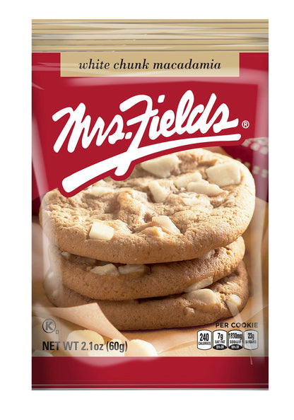 Product image of Mrs. Fields Cookies White Chunk Macadamia 2.1 oz 2.1 oz Pack of 12