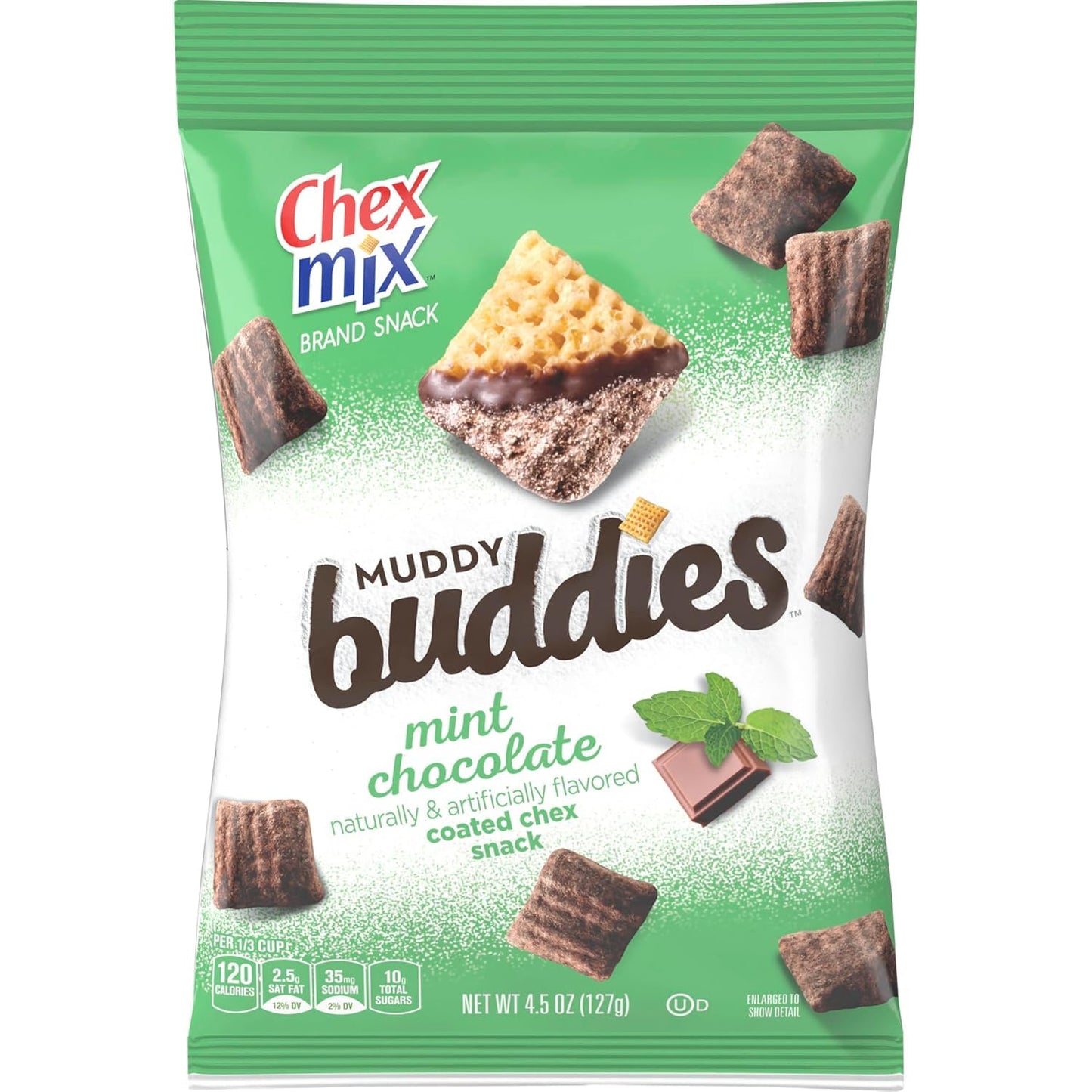 Product image of Chex Mix Muddy Buddies Mint Chocolate 4.5 oz 4.5 oz Pack of 7