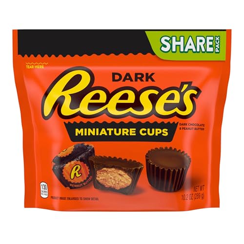 Product image of REESE'S Miniatures Dark Chocolate Peanut Butter Cups Candy Share Pack 10.2 oz 10.2 oz
