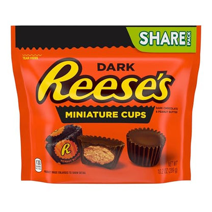 Product image of REESE'S Miniatures Dark Chocolate Peanut Butter Cups Candy Share Pack 10.2 oz 10.2 oz
