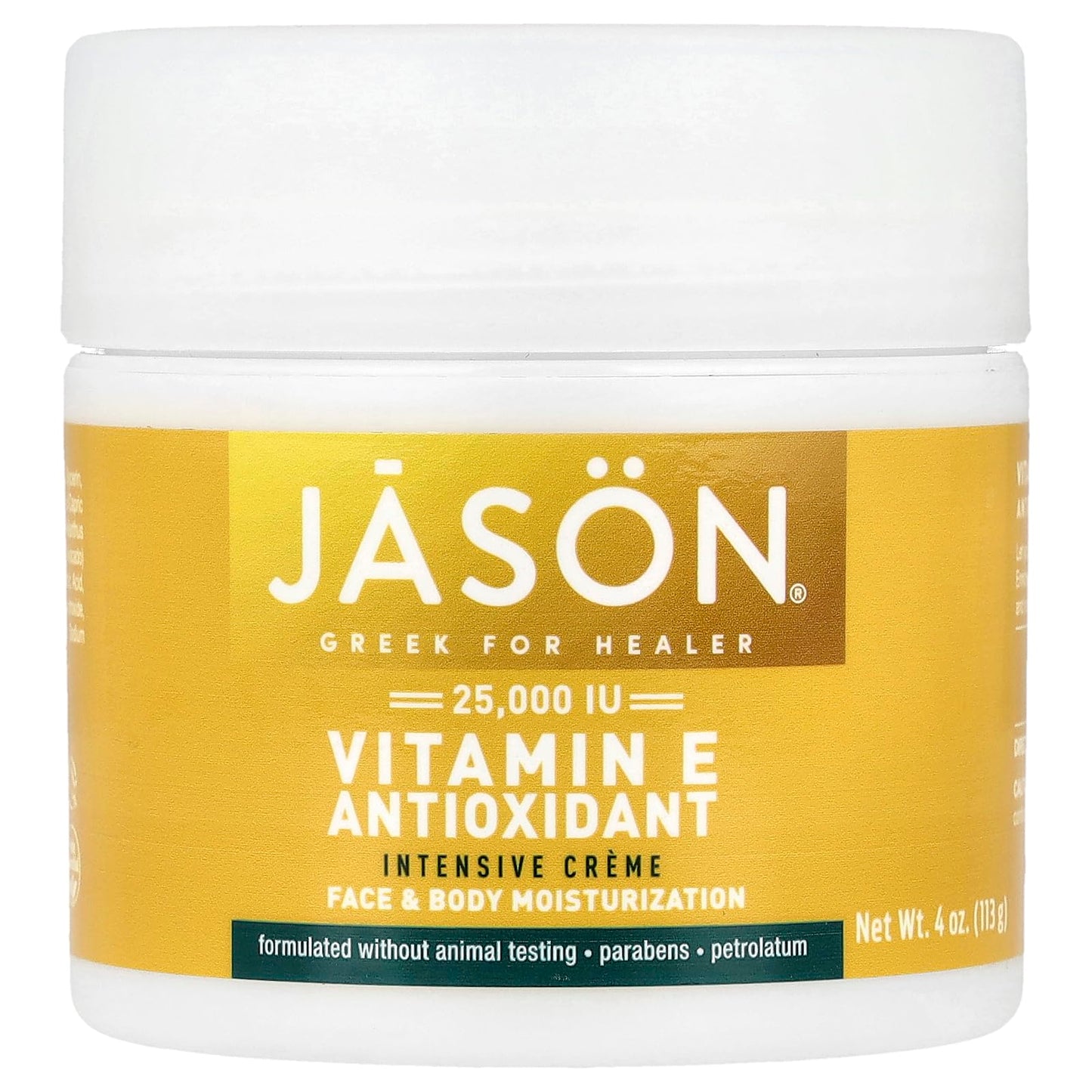 Product image of JASON Vitamin E Age Renewal Moisturizing Crème Face Skin Care 25000 IU Cream 4 oz 113 g