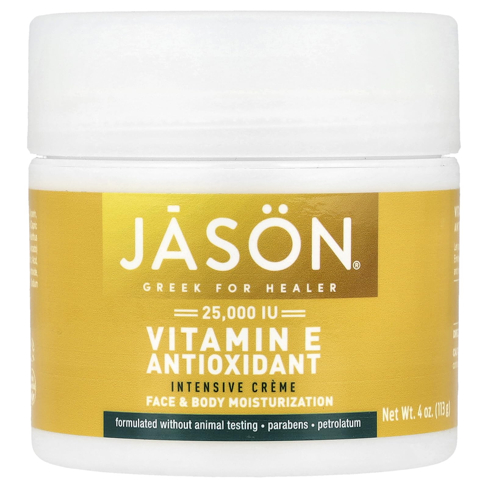 Product image of JASON Vitamin E Age Renewal Moisturizing Crème Face Skin Care 25000 IU Cream 4 oz 113 g