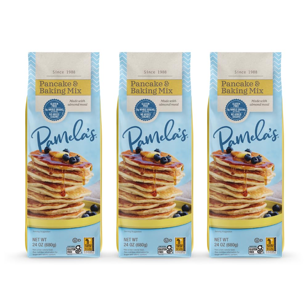 Product image of Pamela's Products Gluten and Wheat Free Baking and Pancake Mix 24 oz 24 oz Pack of 3