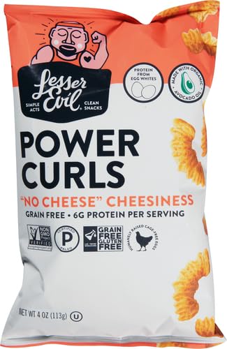 Product image of LesserEvil Power Curls Egg and Cheese 4 oz 4 oz