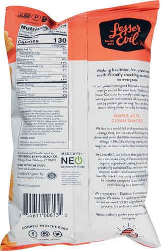 Product image of LesserEvil Power Curls Egg and Cheese 4 oz 4 oz