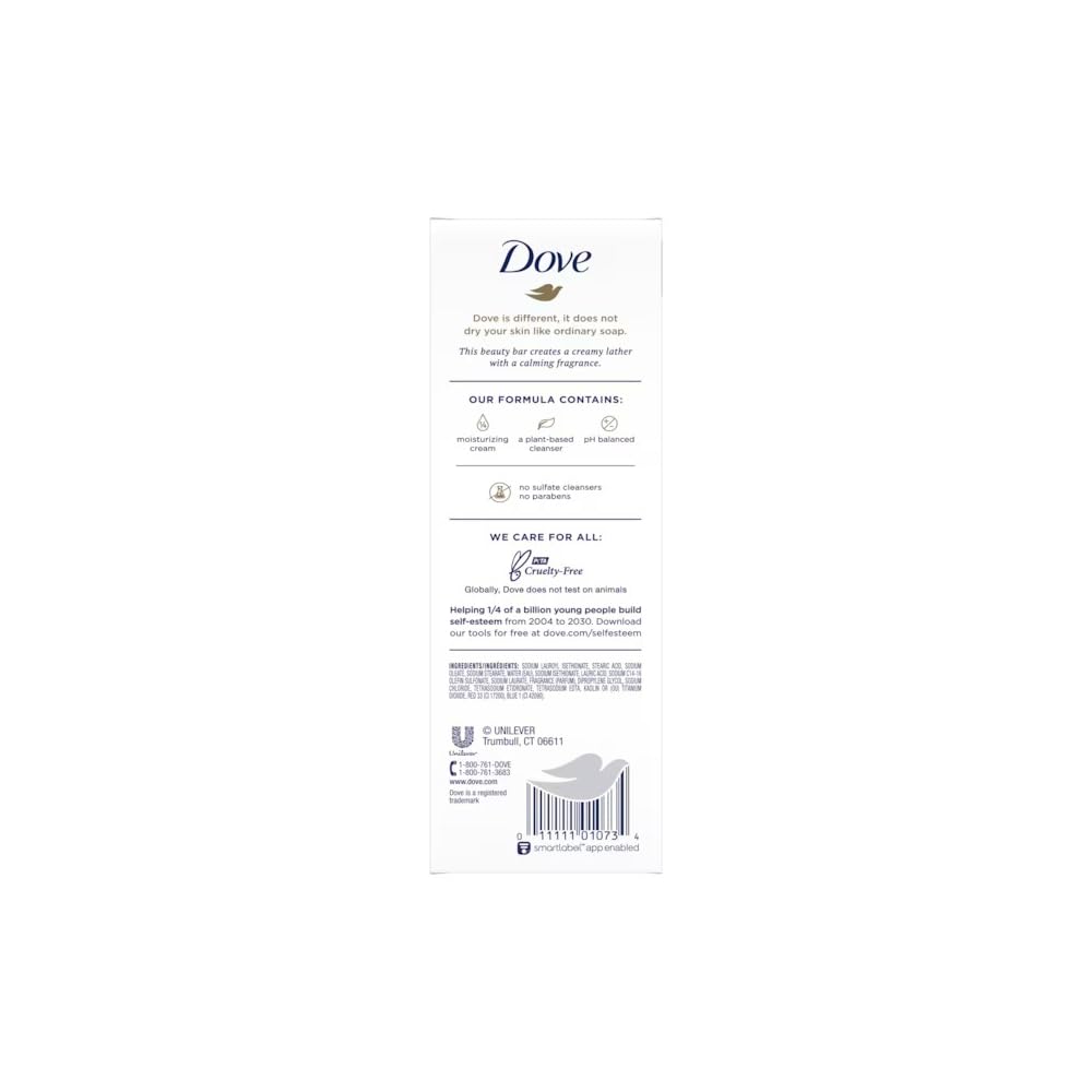 Product image of Dove Relaxing Lavender Beauty Bar Skin Care Lavender and Chamomile Scent 6 Bar 3.75 oz 3.75 oz