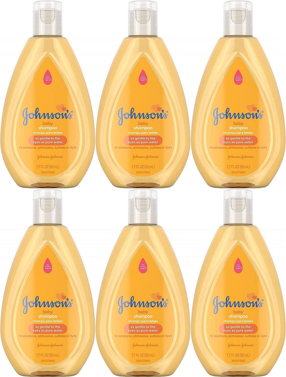 Product image of Johnson's Baby Shampoo Travel Size 1.7 oz 1.7 oz Pack of 6