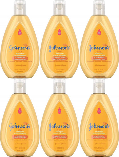 Product image of Johnson's Baby Shampoo Travel Size 1.7 oz 1.7 oz Pack of 6