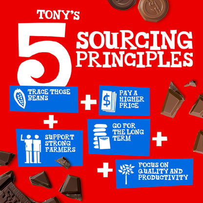 Product image of Tony's Chocolonely Belgian White Chocolate Raspberry Candy Bar Popping Candy 28% Cacao Fairtrade Cocoa 6.35