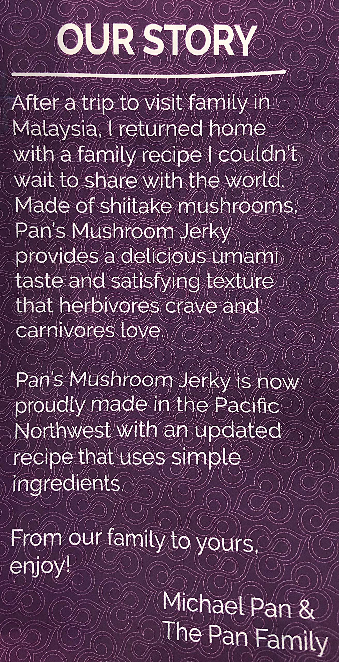 Product image of Pan's Mushroom Jerky Zesty Thai Flavor Meat-free 2.2 oz 2.2 oz Pack of 3