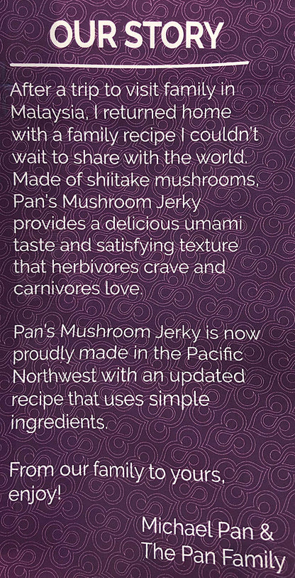 Product image of Pan's Mushroom Jerky Zesty Thai Flavor Meat-free 2.2 oz 2.2 oz Pack of 3
