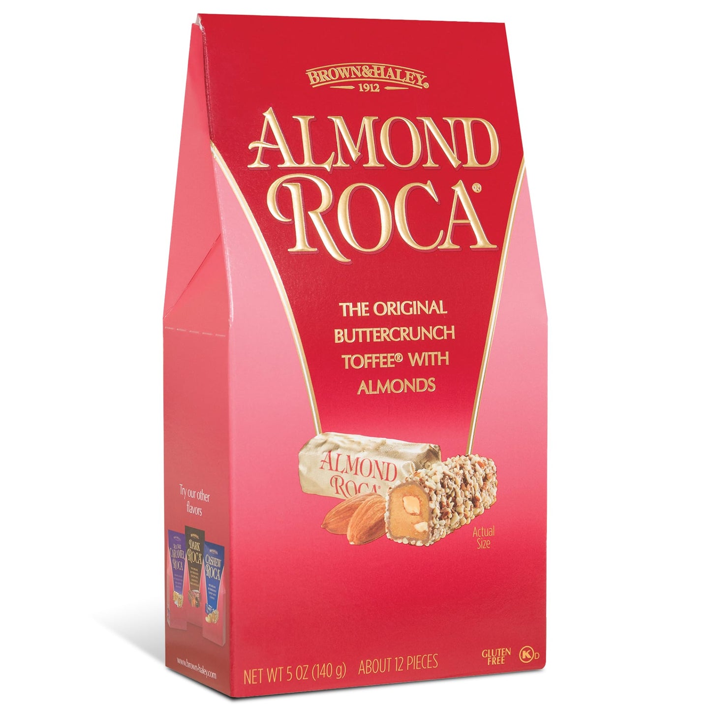 Product image of Roca Chocolate Caramel Buttercrunch Toffee Box Individually Wrapped Candy Gluten Free Kosher 5 oz 5 oz