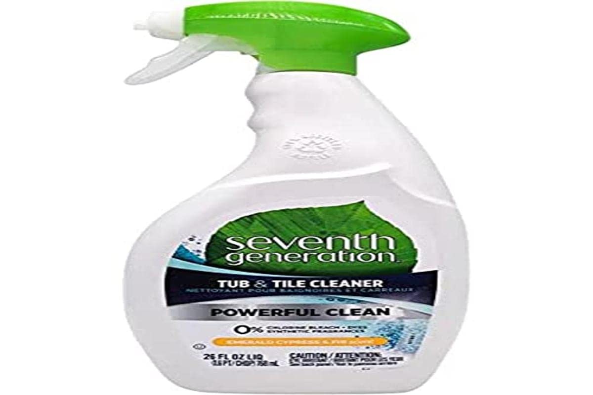 Product image of Seventh Generation Tub and Tile Cleaner Emerald Cypress and Fir Scent 26 fl oz 26 fl oz