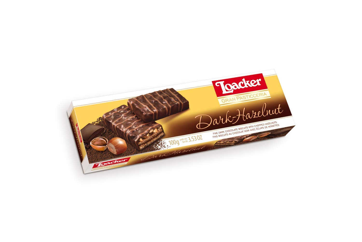 Product image of Loacker Cookie Hazelnut Dark 3.53 oz 3.53 oz