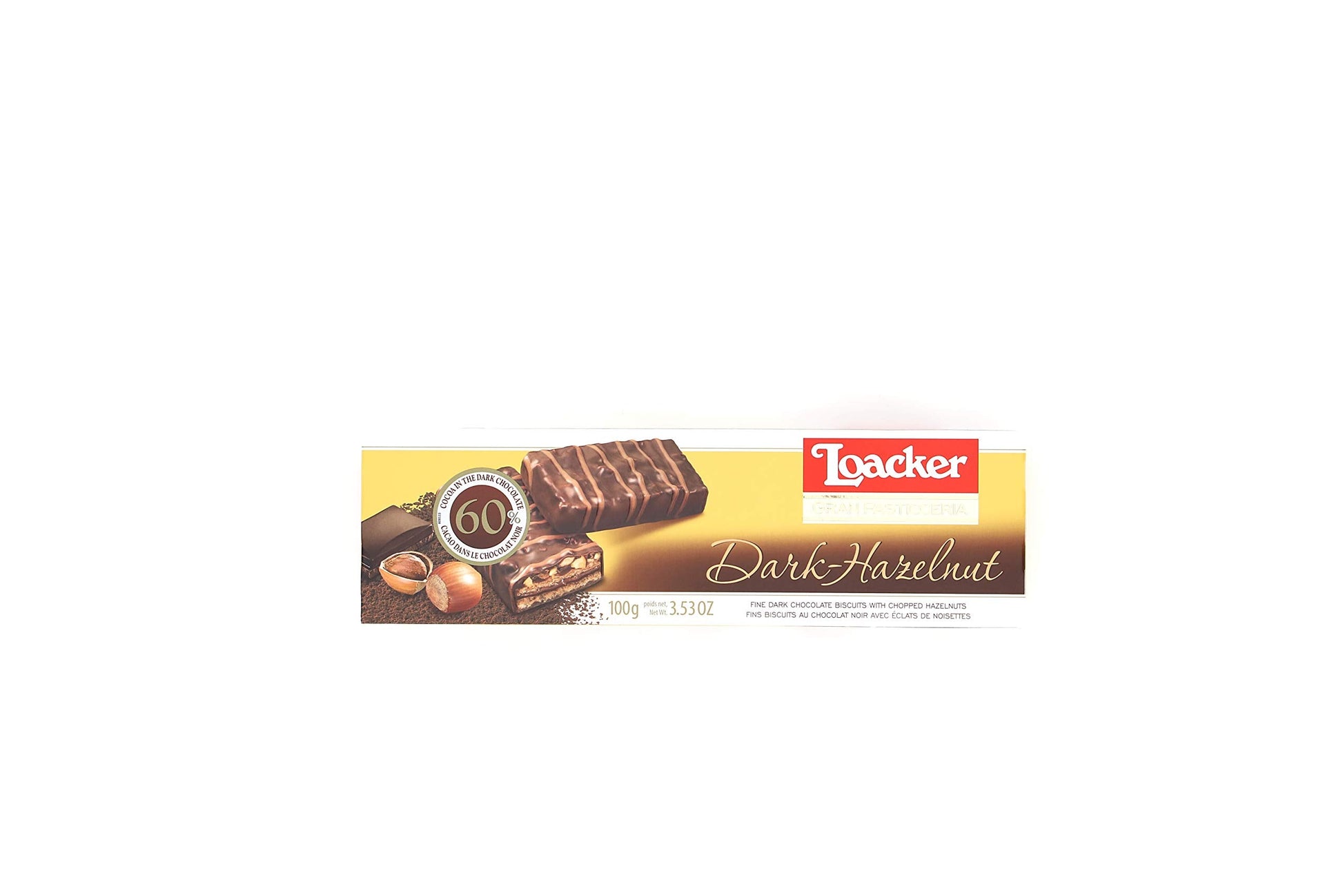 Product image of Loacker Cookie Hazelnut Dark 3.53 oz 3.53 oz