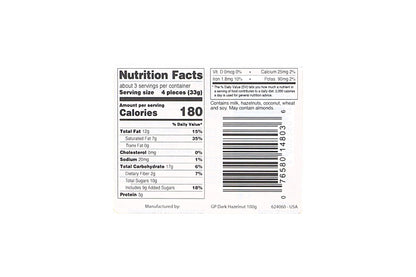 Product image of Loacker Cookie Hazelnut Dark 3.53 oz 3.53 oz